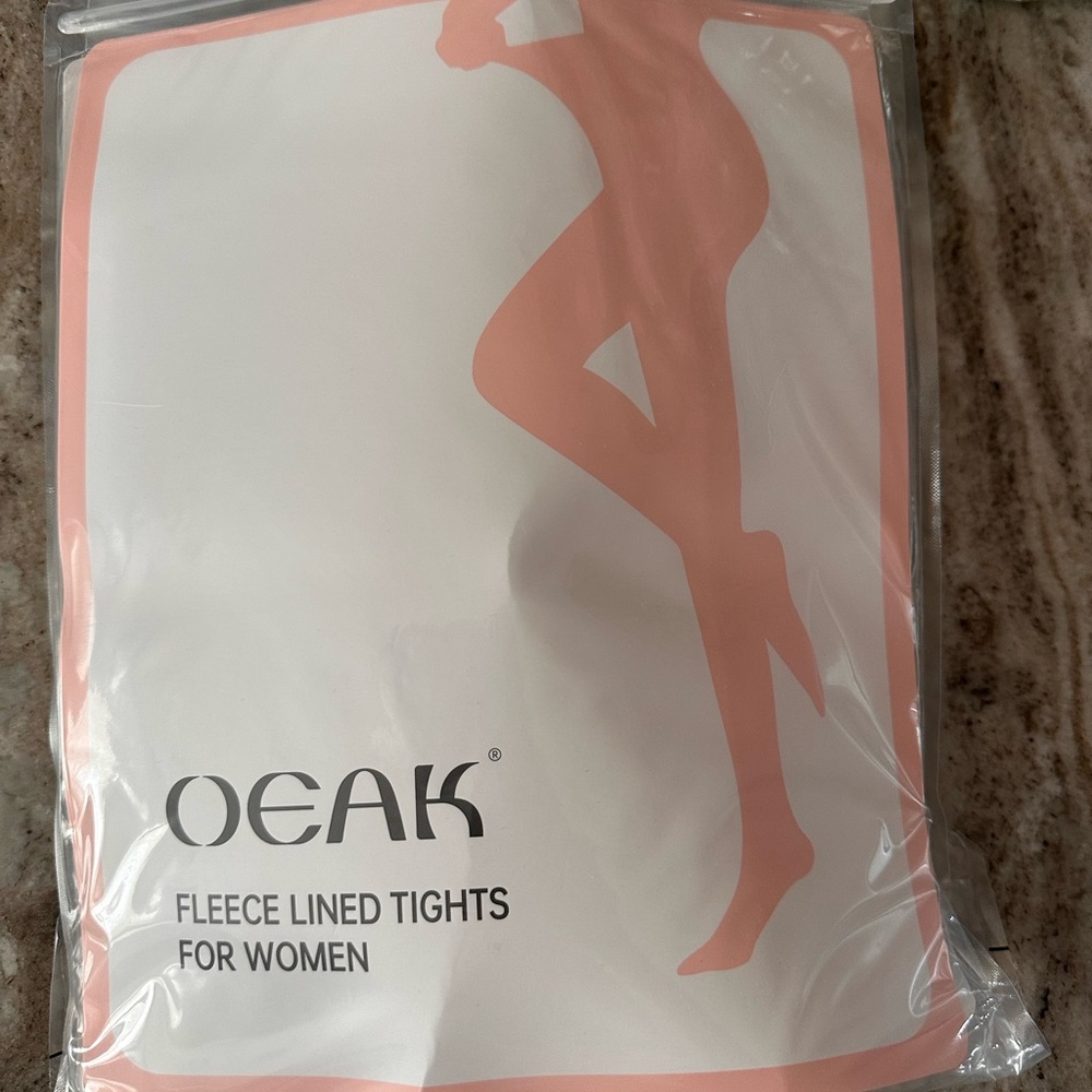 OEAK Fleece Lined Tights for Women